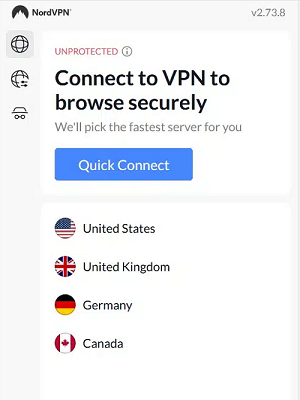 connect to ad free region