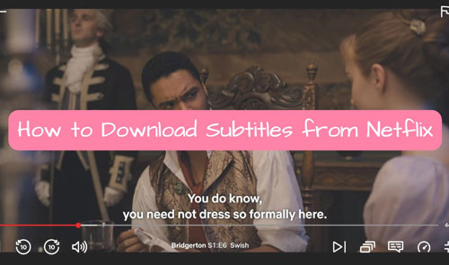 download netflix subtitles