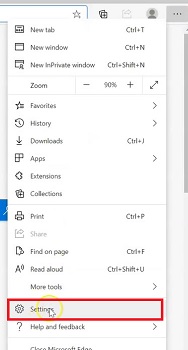 edge browser settings