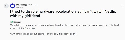 hardware acceleration issues