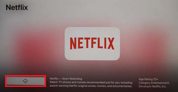 install netflix on apple tv