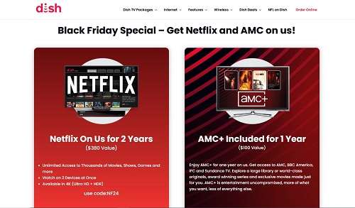 netflix black friday deals on dish network