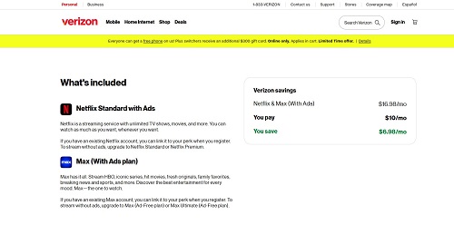 netflix black friday deals on verizon