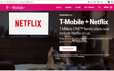 netflix t mobile free trial