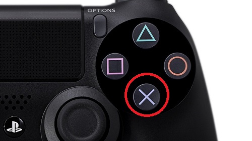 ps x button