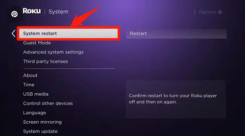 restart roku to fix netflix kicks me out issue