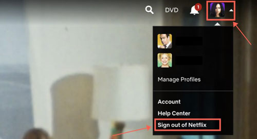 sign out of netflix pc