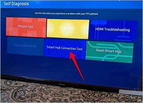 smart hub connection test