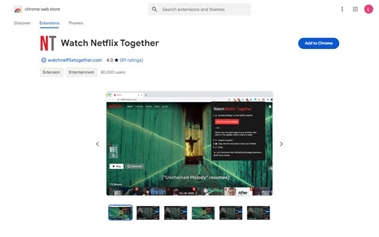 watch netflix together chrome extension